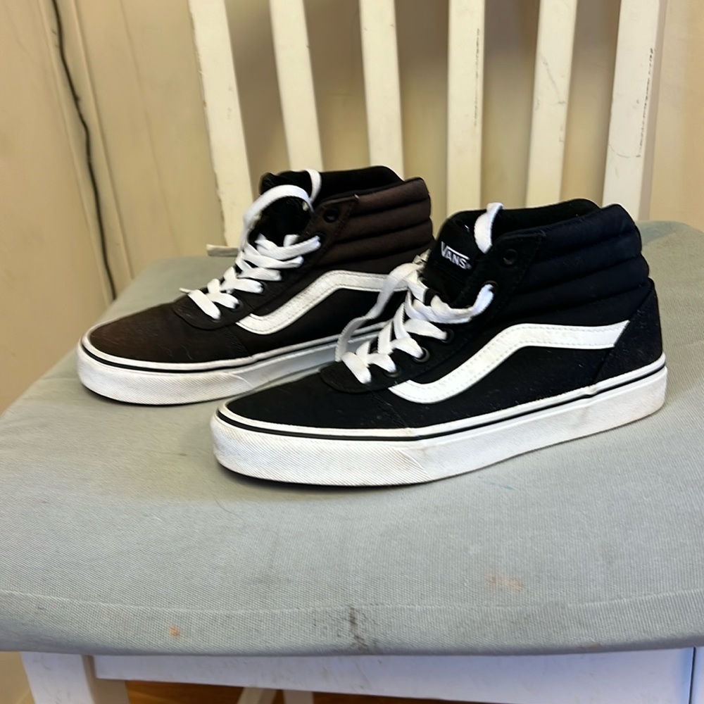 Women’s or unisex SK 8 hi top canvas shoe